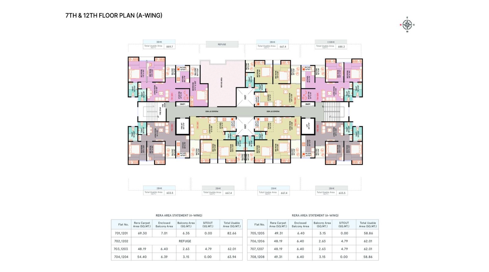 Aakar-Ivory-Heights-Typical-Floor-Plan-7th-and-12th-Floor